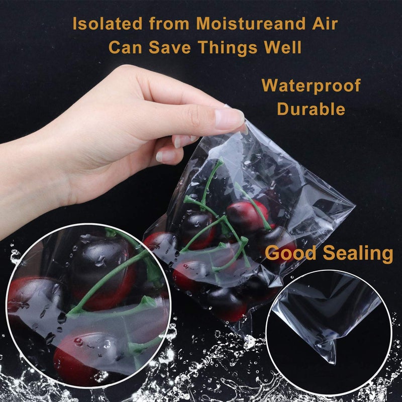 NEOACT 800 PCS Clear Re-sealable Cello/Cellophane Bags 3 Sizes with 4Ã—6, 5Ã—7, 6Ã—9 Inch Good for Bakery, Snacks, Candle, Soap, Cookie, Jewelry, Cards - Image 5